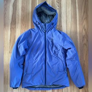 Arc’teryx womens small synthetic insulated jacket blue